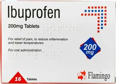Flamingo Ibuprofen 200mg Tablets - 5 Packs | 80 Tablets